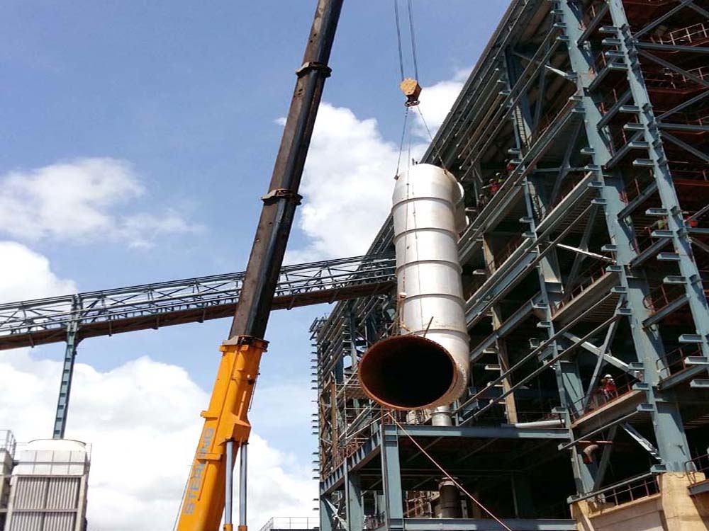 Erection of Duct for Furnace